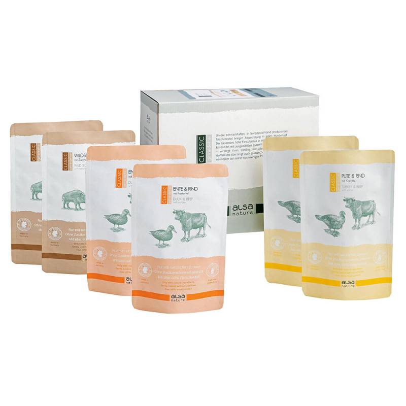 alsa-nature CLASSIC Multipack 1 Rind, 90 x 500 g, Hundefutter nass alsa-nature CLASSIC Multipack 1 Rind, 90 x 500 g, Hundefutter nass von alsa-nature