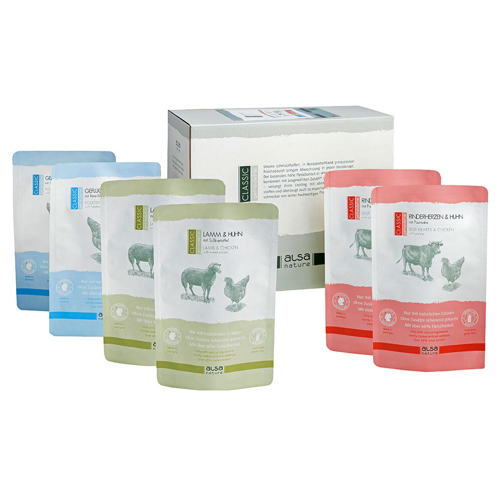 alsa-nature CLASSIC Multipack 2 Huhn, 120 x 500 g, Hundefutter nass alsa-nature CLASSIC Multipack 2 Huhn, 120 x 500 g, Hundefutter nass von alsa-nature