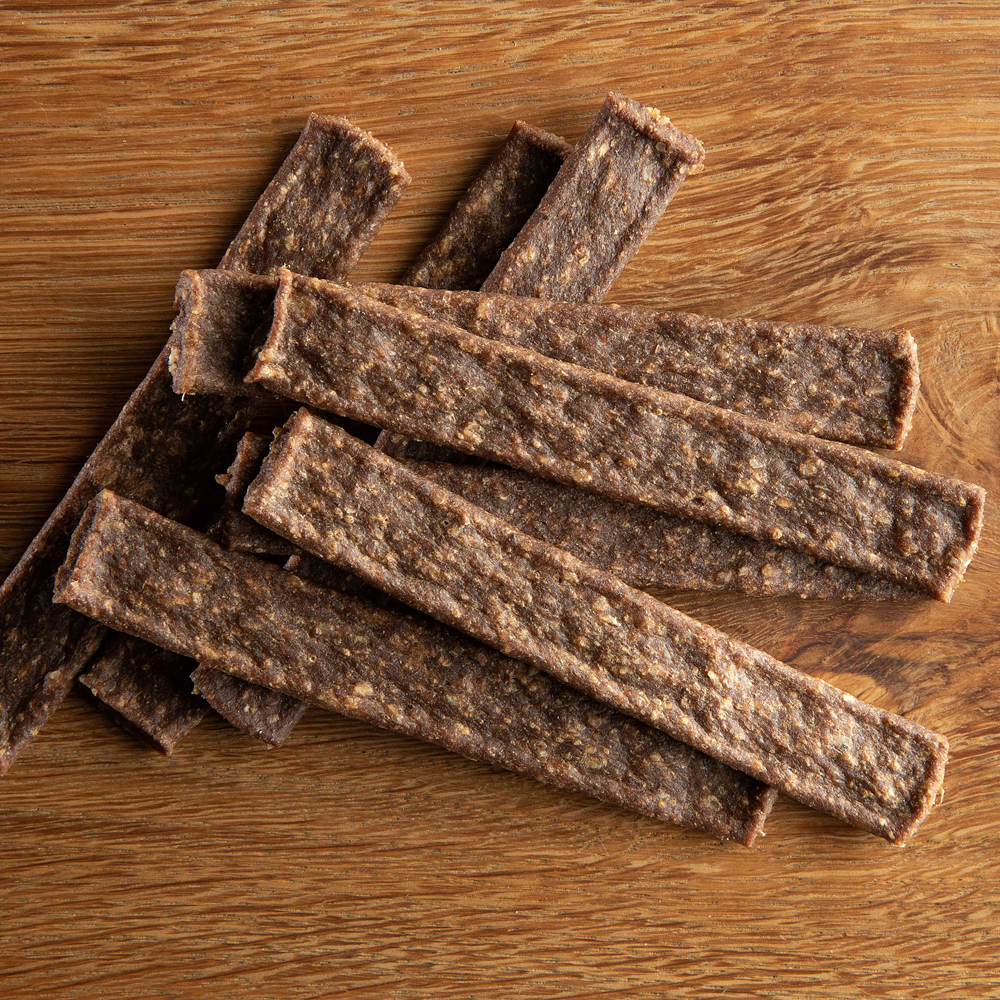 alsa-nature Enten-Riegel Kauartikel, 2 x 100 g, Breite: ca. 2 cm, Länge: ca. 11 cm, Hundefutter von alsa-nature