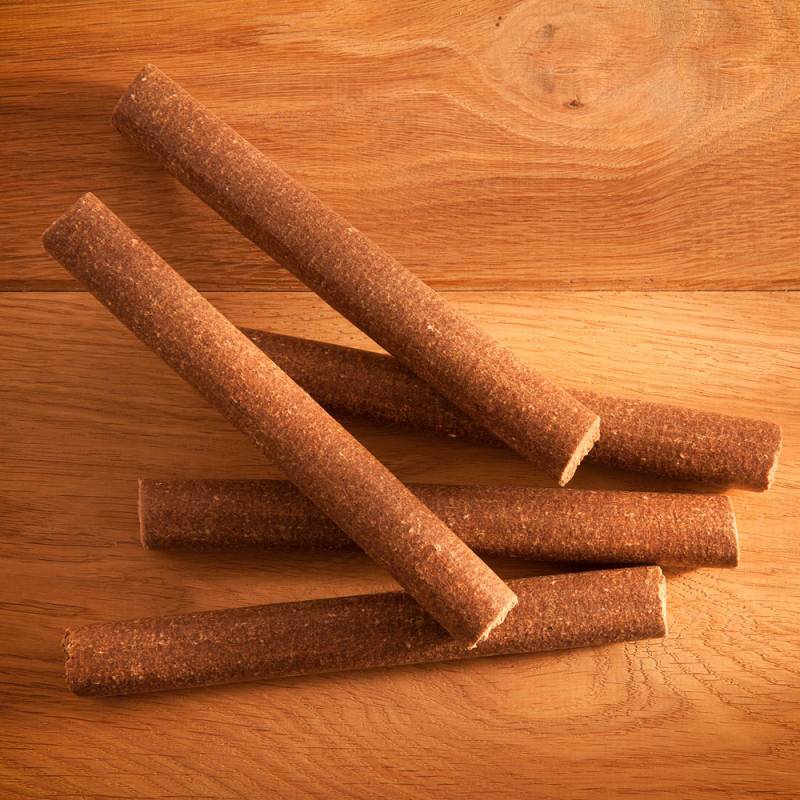 alsa-nature Hirsch-Knusperstangen Kauknochen, 2 x 3 Stück, Länge: ca. 20 cm, Hundefutter von alsa-nature