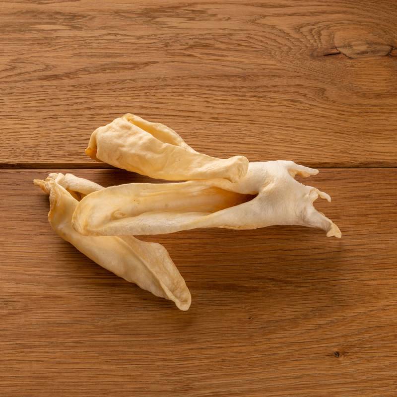alsa-nature Lamm-Ohren Kauartikel, 200 g, Länge: ca. 15 cm, Durchmesser:  ca. 3 cm, Hundefutter von alsa-nature