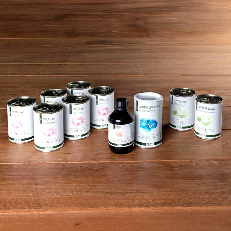 alsa-nature SIMPLE Starterpaket Wild, Hundefutter nass von alsa-nature
