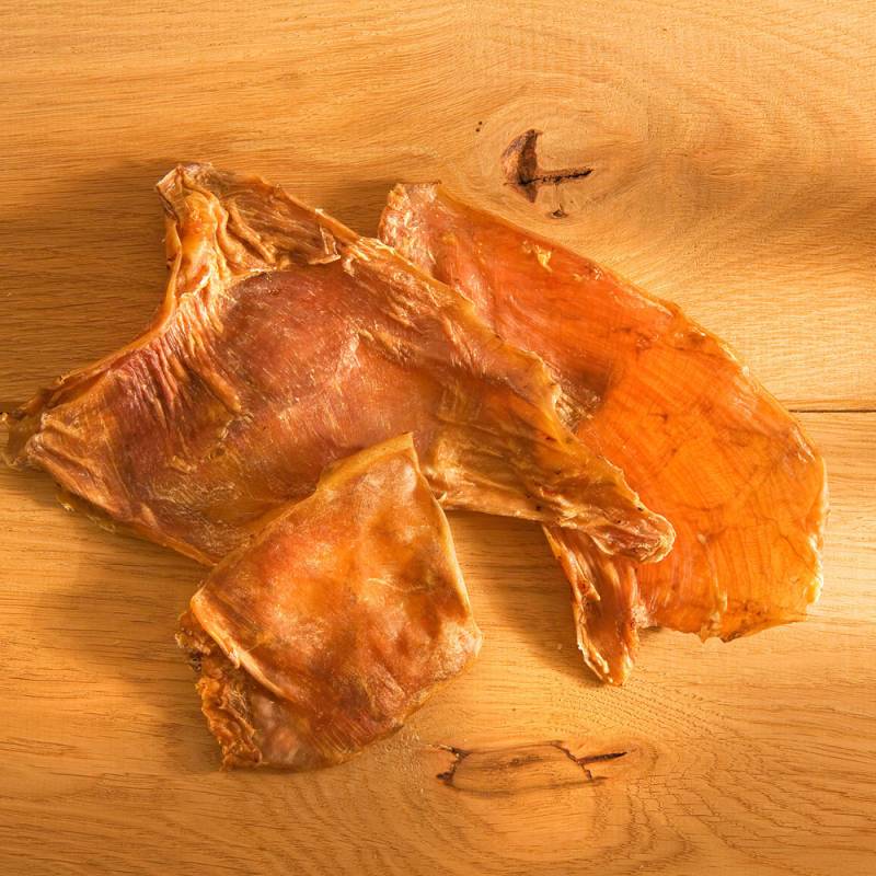 alsa-nature Straußen-Chips Kauartikel, 250 g, Maße: ca. 10 cm, Hundefutter von alsa-nature