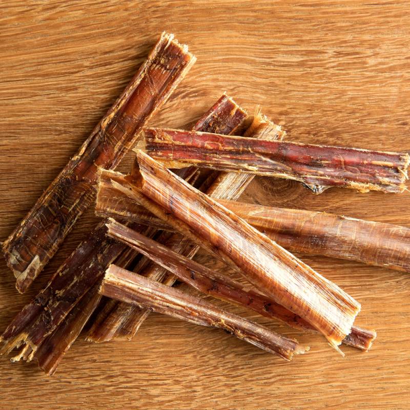 alsa-nature Straußen-Kausticks Kauartikel, 250 g, Maße: ca. 14 x 1,5 cm, Hundefutter von alsa-nature