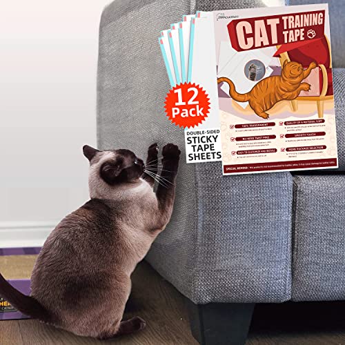 Katzenkratzabschreckungsband - Doppelseitiges Anti-Kratz-Klebeband Katzenmöbelschutz - Katzentraining Tape - Eck-Couch-Schutz für Katzen - Katzenkratz-Möbelschutz - Katzenkratzer Katzenkratzabschreckungsband - Doppelseitiges Anti-Kratz-Klebeband Katzenmöbelschutz - Katzentraining Tape - Eck-Couch-Schutz für Katzen - Katzenkratz-Möbelschutz - Katzenkratzer von amaduoduo