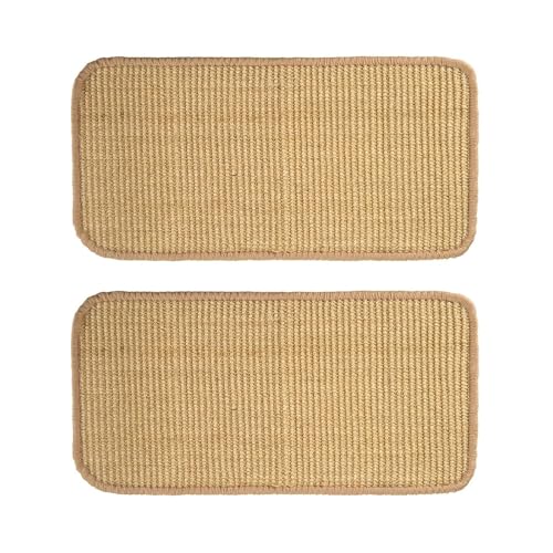 Sisal-Krallenschärfer, 2er-Set, Wandmontage, Design für Indoor-Katzen, Sisal und leicht zu reinigende Katzenunterlage von amangul