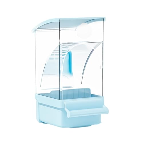 Vogelkäfig Feeder Mit Anti Streuöffnungsöffnung Und Abnehmbarem Tablett Lebensmittelspender Für Papageien Pet Suspies Cage Accessoires Papageien Fütterungsstation von amangul