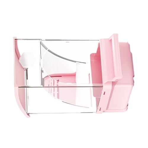 Vogelkäfig Feeder Mit Anti Streuöffnungsöffnung Und Abnehmbarem Tablett Lebensmittelspender Für Papageien Pet Suspies Cage Accessoires Papageien Fütterungsstation von amangul
