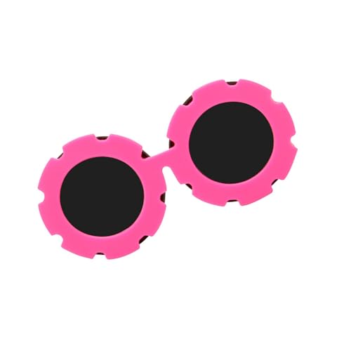 amangul Bequeme Haustier Sonnenbrille Sonne Schutzbrillen Mit Runden Rahmen Für Kleine Hunde Freien Sport Camping Walking Gebrauch Schutzhunde Sonnenbrille von amangul