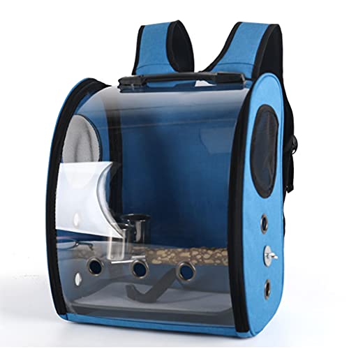amangul Rucksack für Papageien, für Haustiere, Vögel, Reisekäfig (blau) von amangul