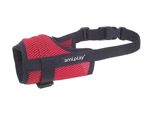 Amiplay Air Verstellbarer Hundemaulkorb - Atmungsaktive, für kleine und große Hunde von AMIPLAY