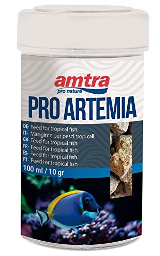 Amtra Pro Artemia Gefriergetrocknete Würfel Aquarium Fische Futter Fischfutter Zierfische Nahrung Natürlich 100 ml (10g) von amtra pro nature