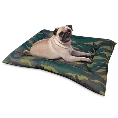 amuéblate online Wendbares und waschbares Hundebett, Bequeme Matte aus Camouflage-Stoff für Transport und Zuhause, ideal für die Erholung von Haustieren, 50 x 70 cm amuéblate online Wendbares und waschbares Hundebett, Bequeme Matte aus Camouflage-Stoff für Transport und Zuhause, ideal für die Erholung von Haustieren, 50 x 70 cm von amuéblate online