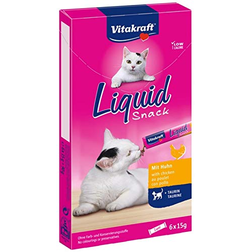 Vitakraft Tiere Snck mit Huhn, Leckereien für Katzen, 90 g, 4 Stück von animaux
