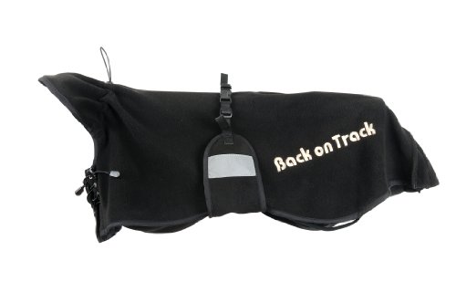 BACK ON TRACK knöchelschoner für Hunde schwarz wellltex Stoff, deckgröße:55cm von animo concept