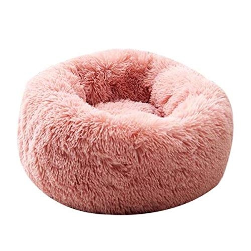 animo concept DOG Copenhagen Hundebett – Katzenbett – Hundebett – Hundebett – Katzenkissen – weiches Kissen – Anti-Stress-Korb – Traumkissen – Rund – Durchmesser 70 cm – Rosa von animo concept