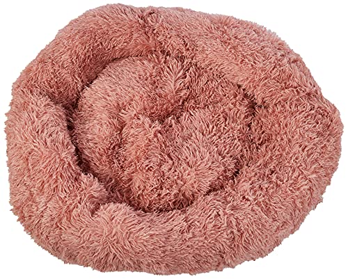 animo concept DOG Copenhagen Hundekorb – Katzenbett – Hundekissen – Hundekissen – Katzenkissen – weiches Kissen – Anti-Stress-Korb – Traumkissen – rundes Kissen – Durchmesser 80 cm – Rosa von DOG Copenhagen
