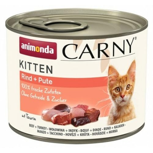 Carny Kitten 12x200g Rind & Pute Carny Kitten 12x200g Rind & Pute von animonda Carny