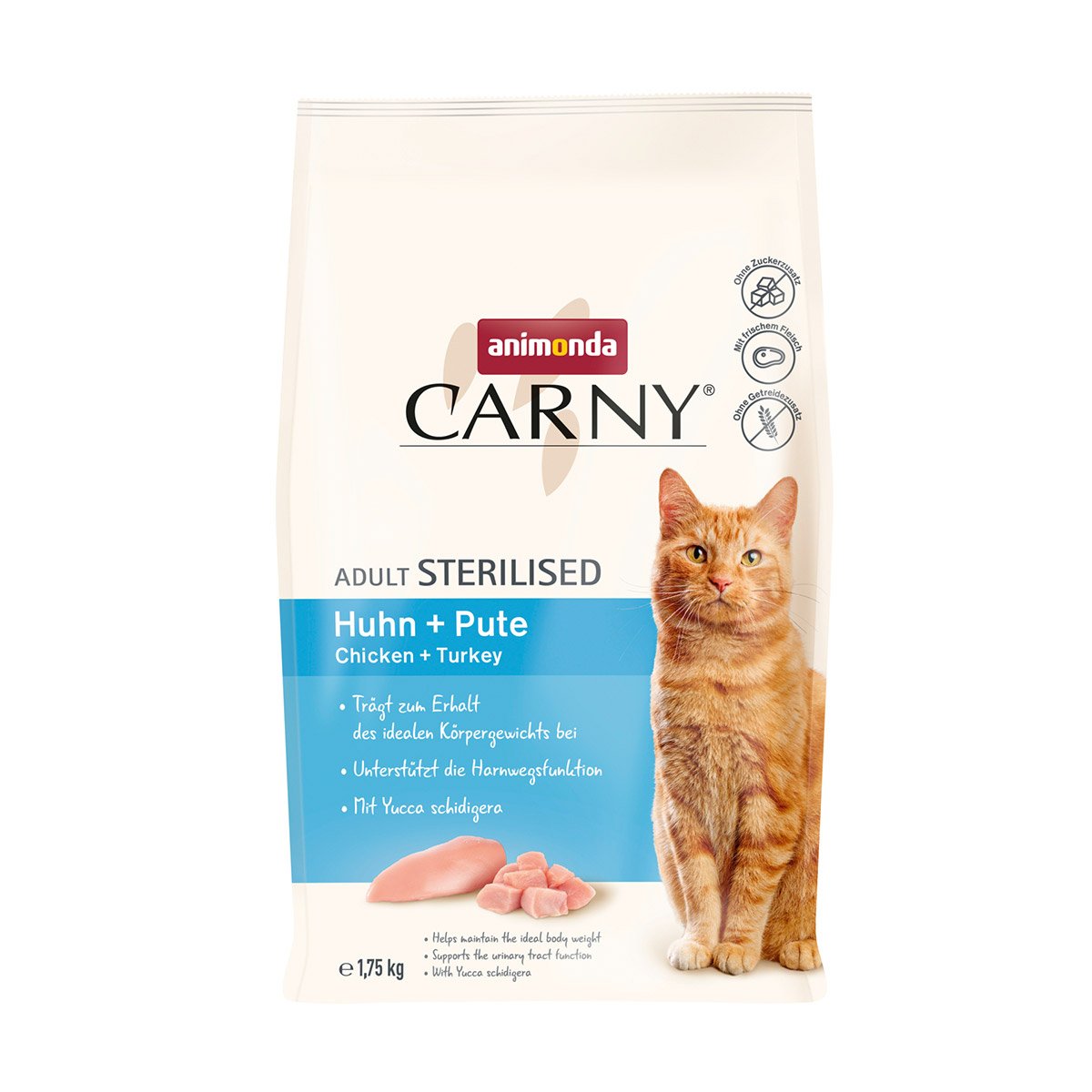 animonda Carny Adult Sterilised Huhn + Pute 1,75 kg animonda Carny Adult Sterilised Huhn + Pute 1,75 kg von animonda Carny