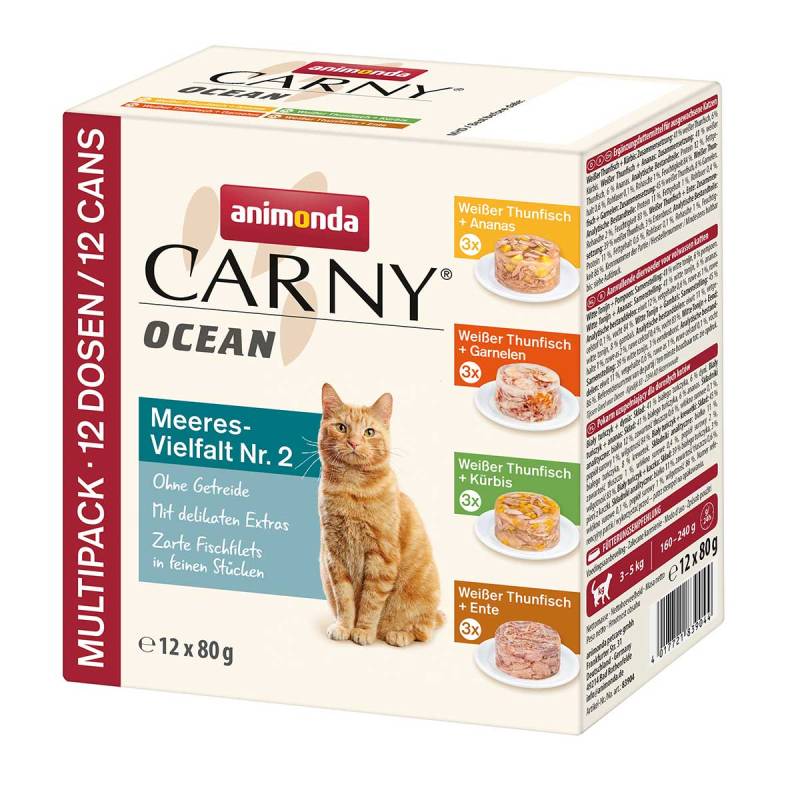 animonda Carny Ocean Adult Multipack Meeres-Vielfalt Nr. 2 12x80g von animonda Carny
