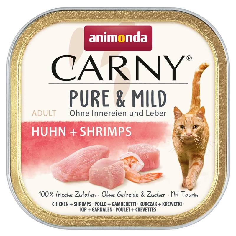 animonda Carny Pure & Mild Adult Huhn + Shrimps 32x100g von animonda Carny