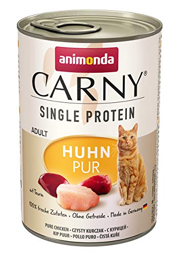 Animonda Cat Carny Adult Single Protein Huhn pur | 6x400g Katzenfutter von animonda Carny