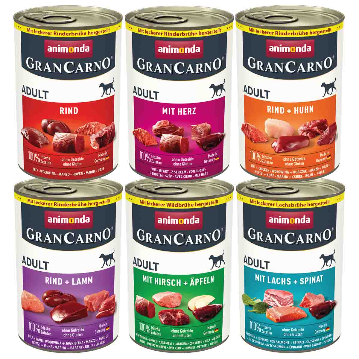 animonda GranCarno Adult 6x400g Herzhafte Variation Mixpack II animonda GranCarno Adult 6x400g Herzhafte Variation Mixpack II von animonda GranCarno
