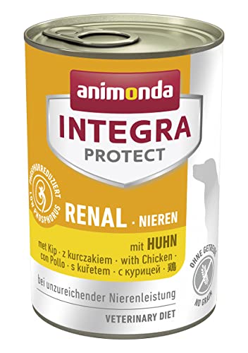 animonda Integra Protect Diät Hundefutter, Nassfutter bei chronischer Niereninsuffizienz, mit Huhn, 6 x 400 g von Animonda Integra Protect