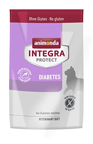 Animonda INTEGRA PROTECT Adult Diabetes Trockenfutter Katze, hochwertiges Katzenfutter Trocken getreidefrei, spezielles Diätfuttermittel für Katzen mit Diabetes mellitus,1 x 300 g von Animonda Integra Protect