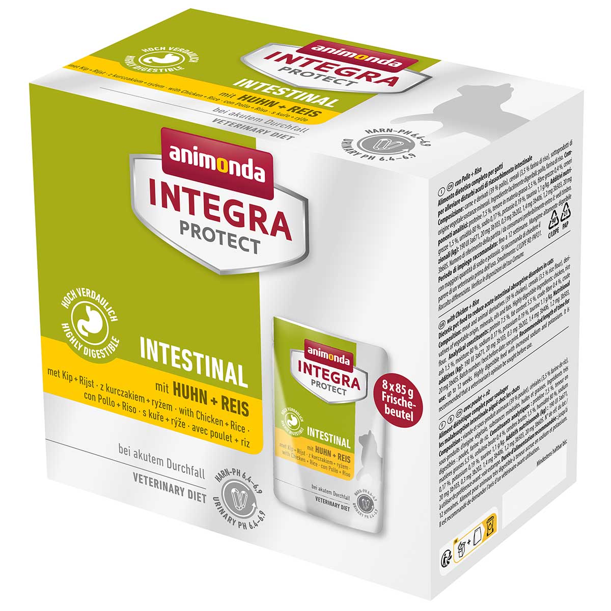 animonda INTEGRA PROTECT Intestinal Huhn & Reis 8x85g von animonda Integra Protect