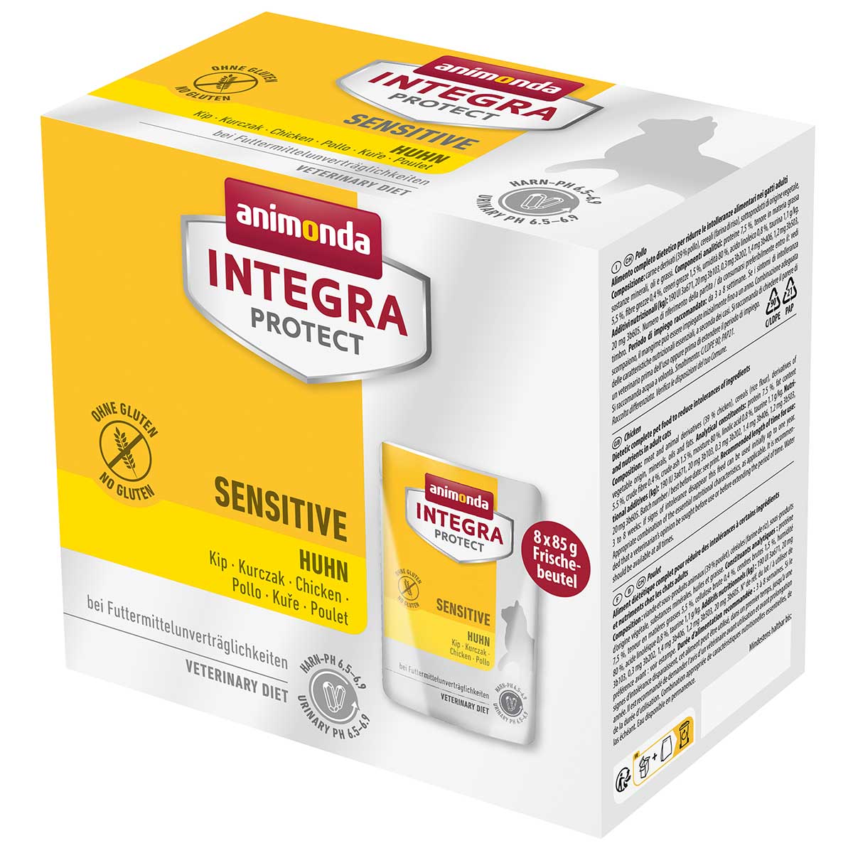 animonda INTEGRA PROTECT Sensitive Huhn 8x85g von animonda Integra Protect