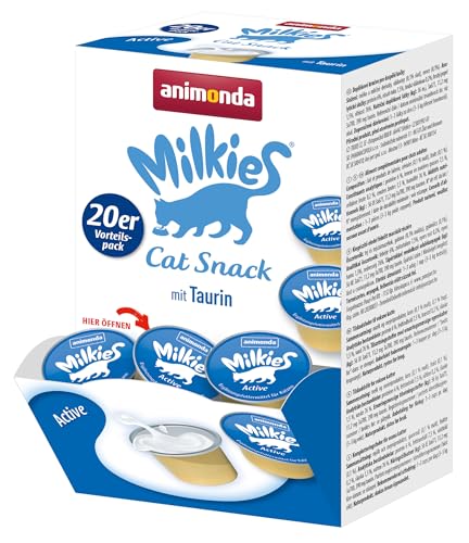 animonda Milkies Active, Katzenmilch portioniert, 4 x 20 Cups à 15 g von animonda Vom Feinsten