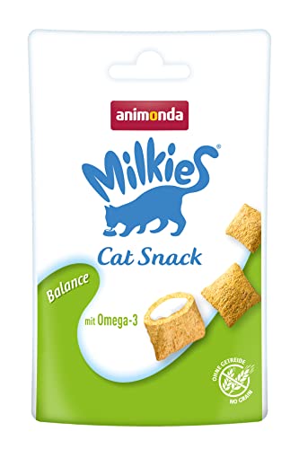 animonda Milkies Balance, getreidefreie Knusperkissen für Katzen, Katzensnack, 12 x 30 g von animonda Vom Feinsten