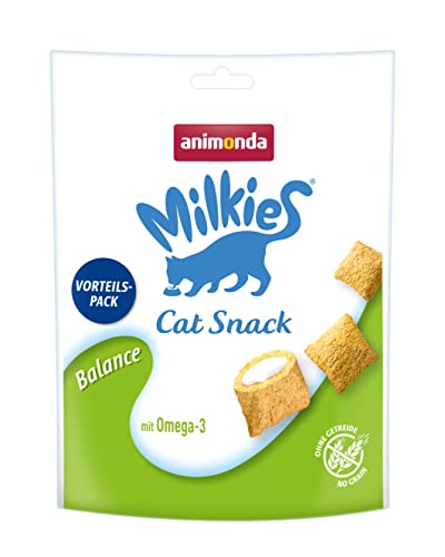 animonda Milkies Balance, getreidefreie Knusperkissen für Katzen, Katzensnack, 6 x 120 g von animonda Milkies
