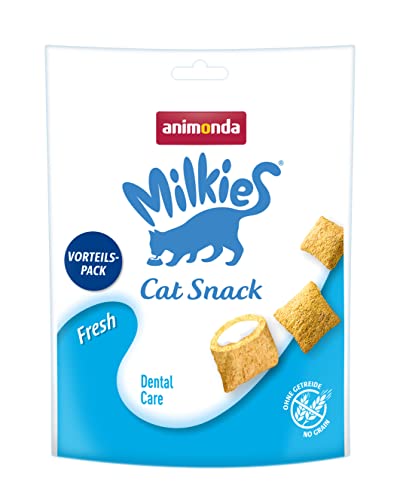 animonda Milkies Fresh, getreidefreie Knusperkissen für Katzen, Katzensnack, 6 x 120 g von animonda Milkies