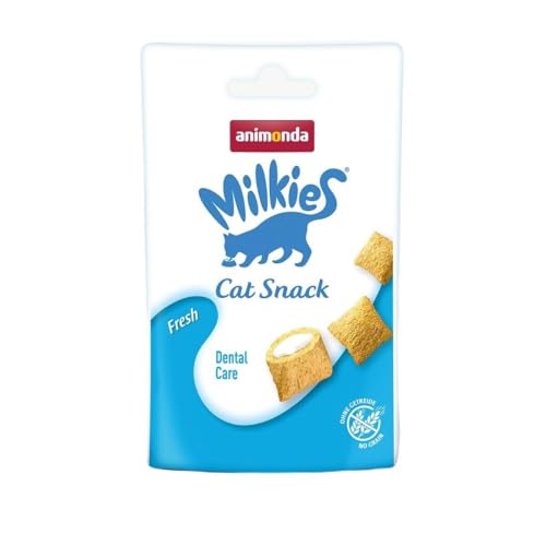 animonda Milkies Fresh, getreidefreie Knusperkissen für Katzen, Katzensnack, 6 x 120 g von animonda Milkies