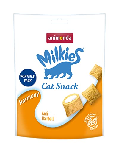 animonda Milkies Harmony, getreidefreie Knusperkissen für Katzen, Katzensnack, 6 x 120 g von animonda Milkies