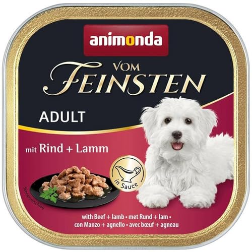 Animonda Dog Vom Feinsten Adult 22x150g mit Rind + Lamm Animonda Dog Vom Feinsten Adult 22x150g mit Rind + Lamm von VOM FEINSTEN