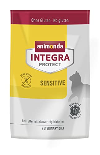 Animonda INTEGRA PROTECT Adult Sensitive Trockenfutter Katze, hochwertiges Katzenfutter Trocken getreidefrei, spezielles Diätfuttermittel zur Minderung von Unverträglichkeiten für Katzen, 1 x 1200 g von Animonda Integra Protect