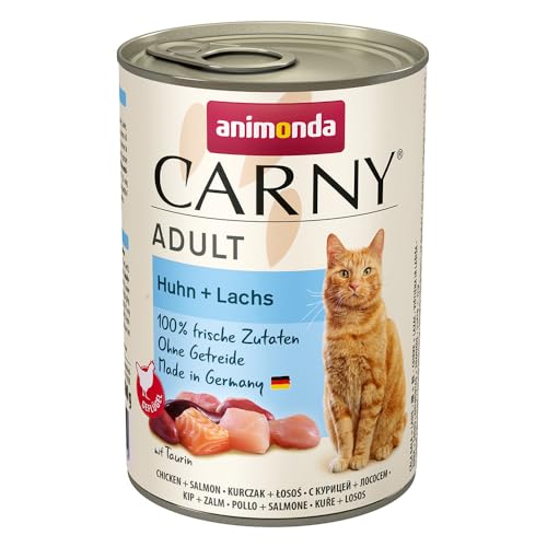 Carny Adult Cat Huhn + Lachs 6x400g von animonda Vom Feinsten