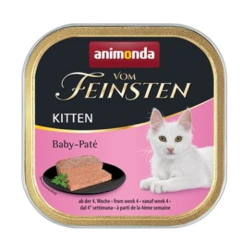 V.Feinsten Baby Pate Tail / 32 Nassfutter für Katzen, Animonda Petfood, Animanda Katze, 100 g von ANIMONDA PETFOOD