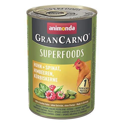 animonda 400gx6 Huhn+Spinat+Himbe.+Kürbis Gran Carno animonda 400gx6 Huhn+Spinat+Himbe.+Kürbis Gran Carno von animonda Vom Feinsten