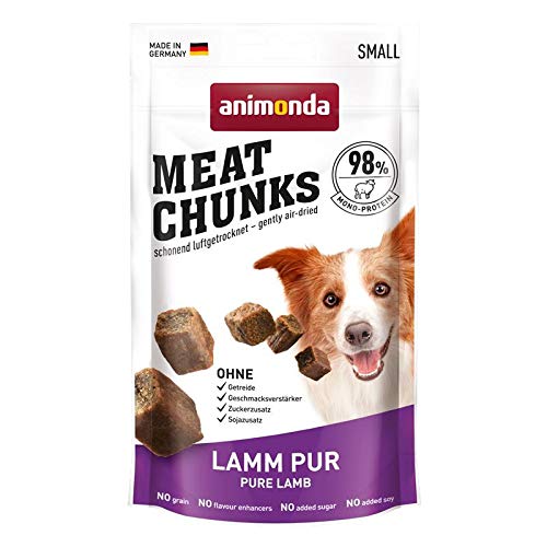 animonda Dog Snack Meat Chunks Lamm pur | 16x 60g von animonda Vom Feinsten