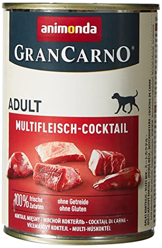 animonda Gran Carno adult Hundefutter, Nassfutter für erwachsene Hunde, Multifleisch-Cocktail, 6 x 400 g von animonda Vom Feinsten