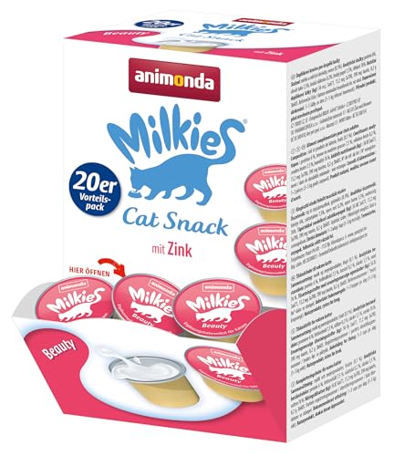 animonda Milkies Beauty, Katzenmilch portioniert, 4 x 20 Cups à 15 g von animonda Milkies