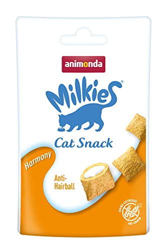animonda Milkies Harmony, getreidefreie Knusperkissen für Katzen, Katzensnack, 12 x 30 g von animonda Milkies