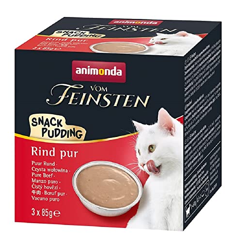 animonda Vom Feinsten Adult Snack-Pudding Rind pur 3 x 85 g von animonda Vom Feinsten
