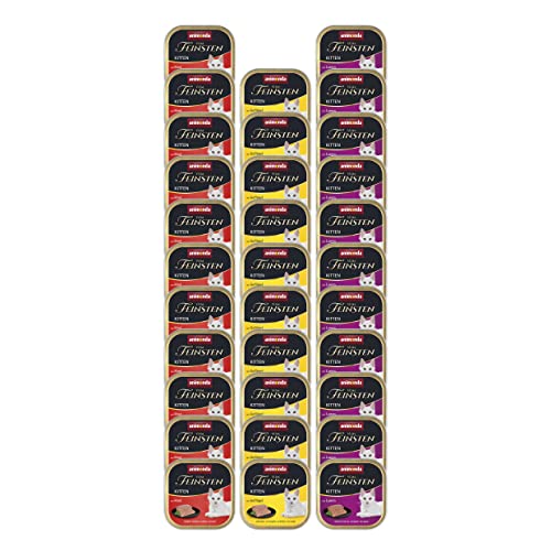 vom Feinsten Kitten Katzenfutter nass Vielfalt (32 x 100g), Kitten Katzenfutter nass ohne Getreide und Zucker von animonda, mit frischen fleischlichen Zutaten von animonda Vom Feinsten
