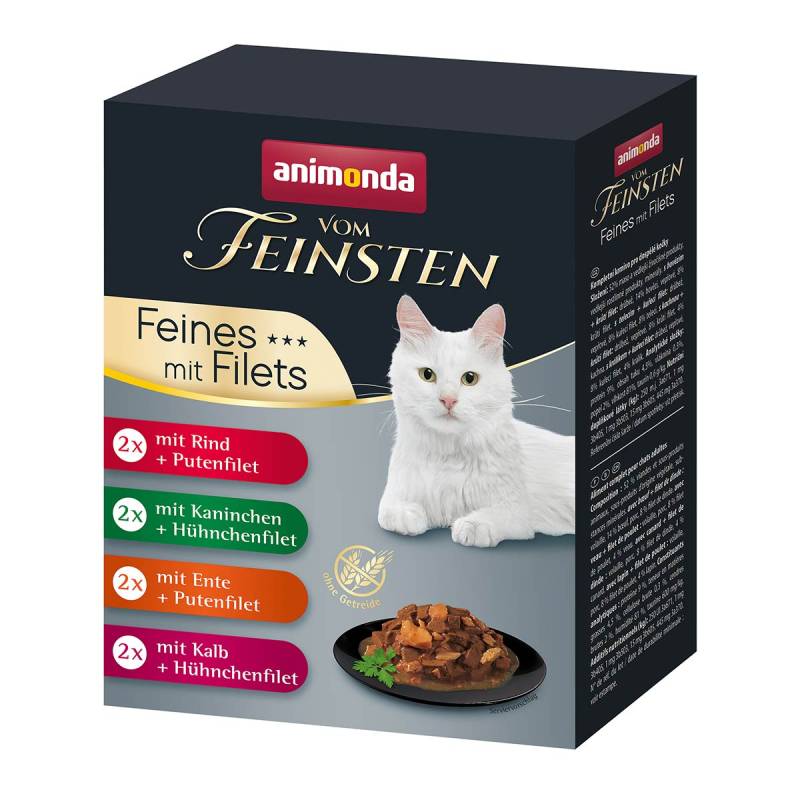 animonda vom Feinsten Adult Feine Vielfalt mit Filets 8x85g von animonda vom Feinsten