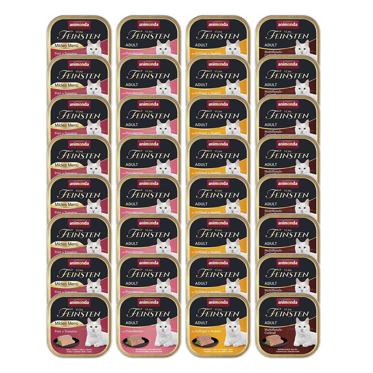 animonda vom Feinsten Adult Fleisch Vielfalt Geflügel 32x100g animonda vom Feinsten Adult Fleisch Vielfalt Geflügel 32x100g von animonda vom Feinsten